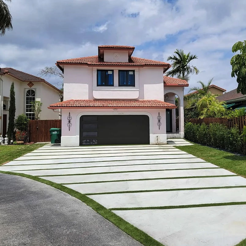 Residential Paver and Concrete Driveway Installation for Naples, Collier and Lee from Compact Pavers